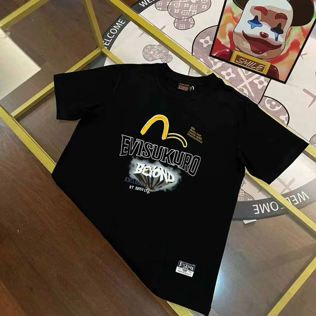 EVISU New Arrival LOGO T Size：S-XXL
